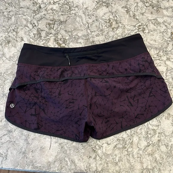 ✨ Lululemon Purple Speed Up Shorts - Size 8, NWOT, 2.5” Inseam