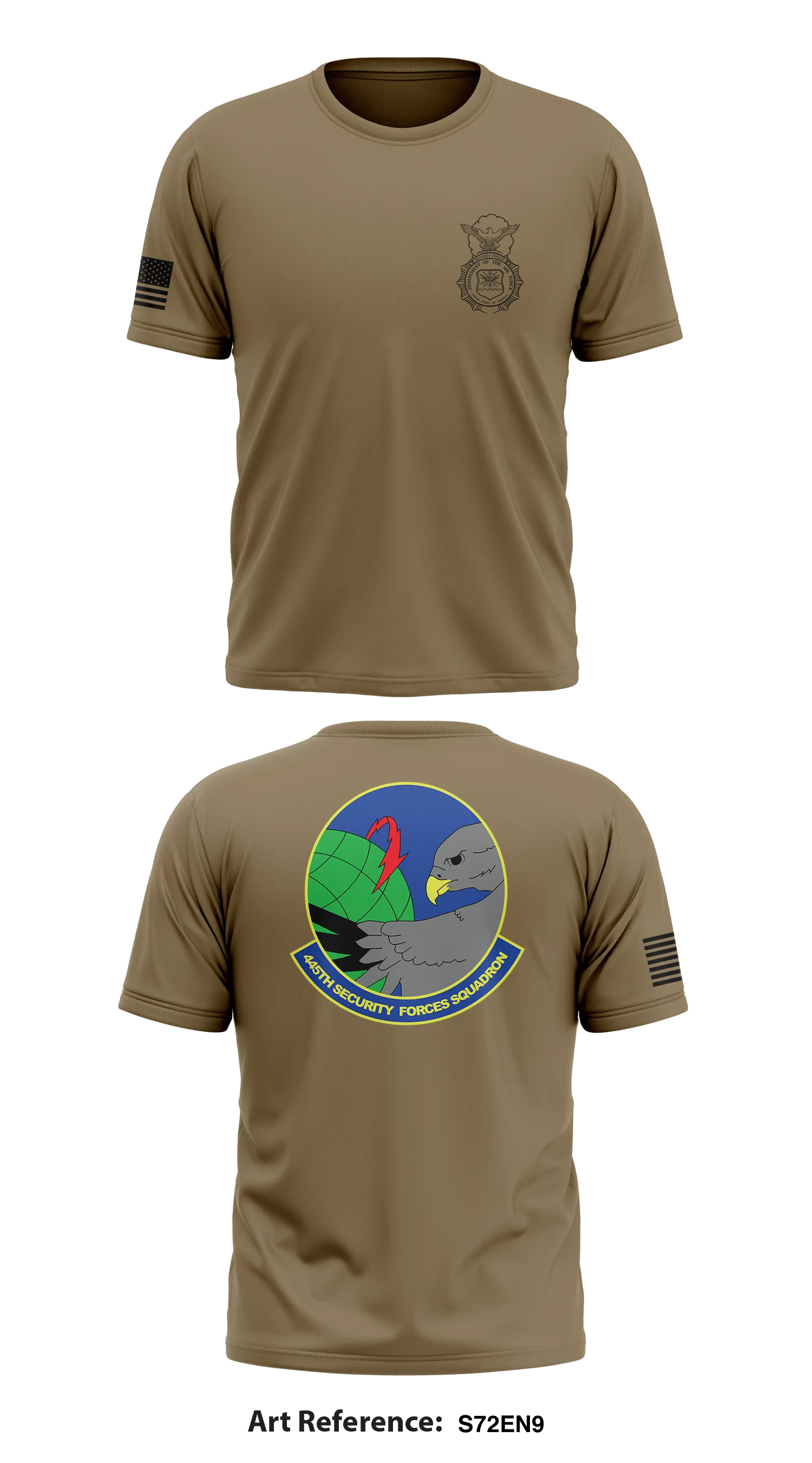445th SFS WPAFB Store 1 Core Men's SS Performance Tee - S72en9