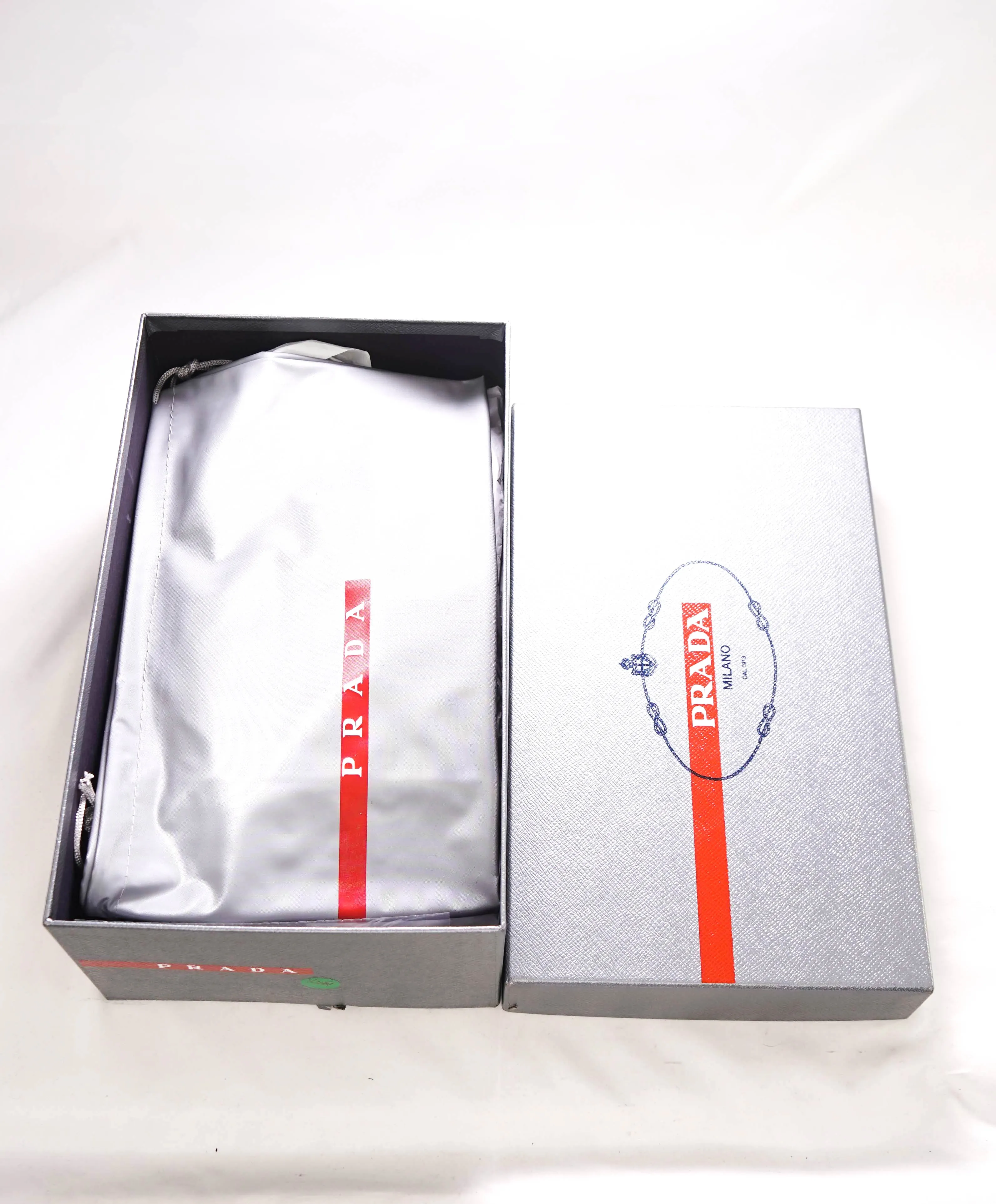 $850 PRADA - *LINEA ROSSA* Black Slip On Logo Vamp Loafer - 8 US (7 Prada)