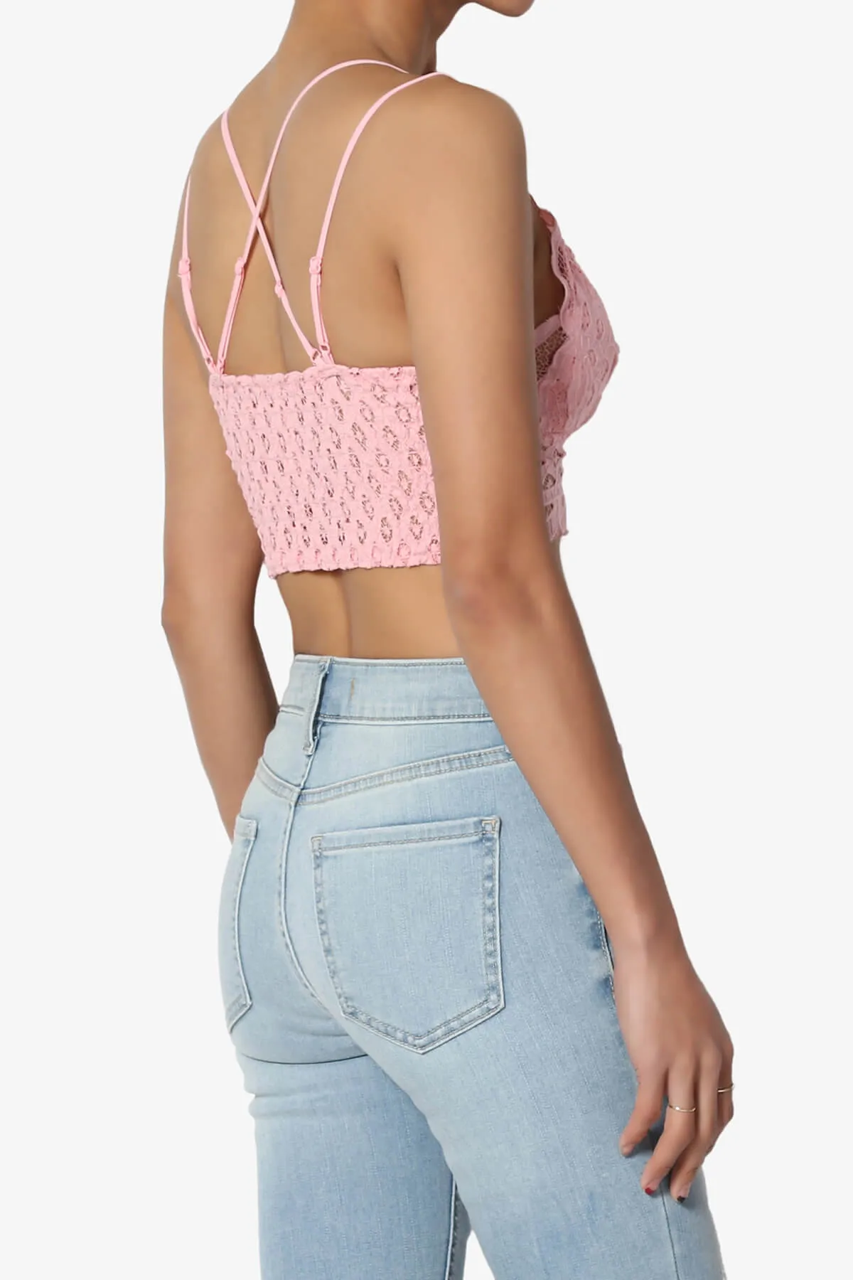 Adella Crochet Lace Bralette PLUS