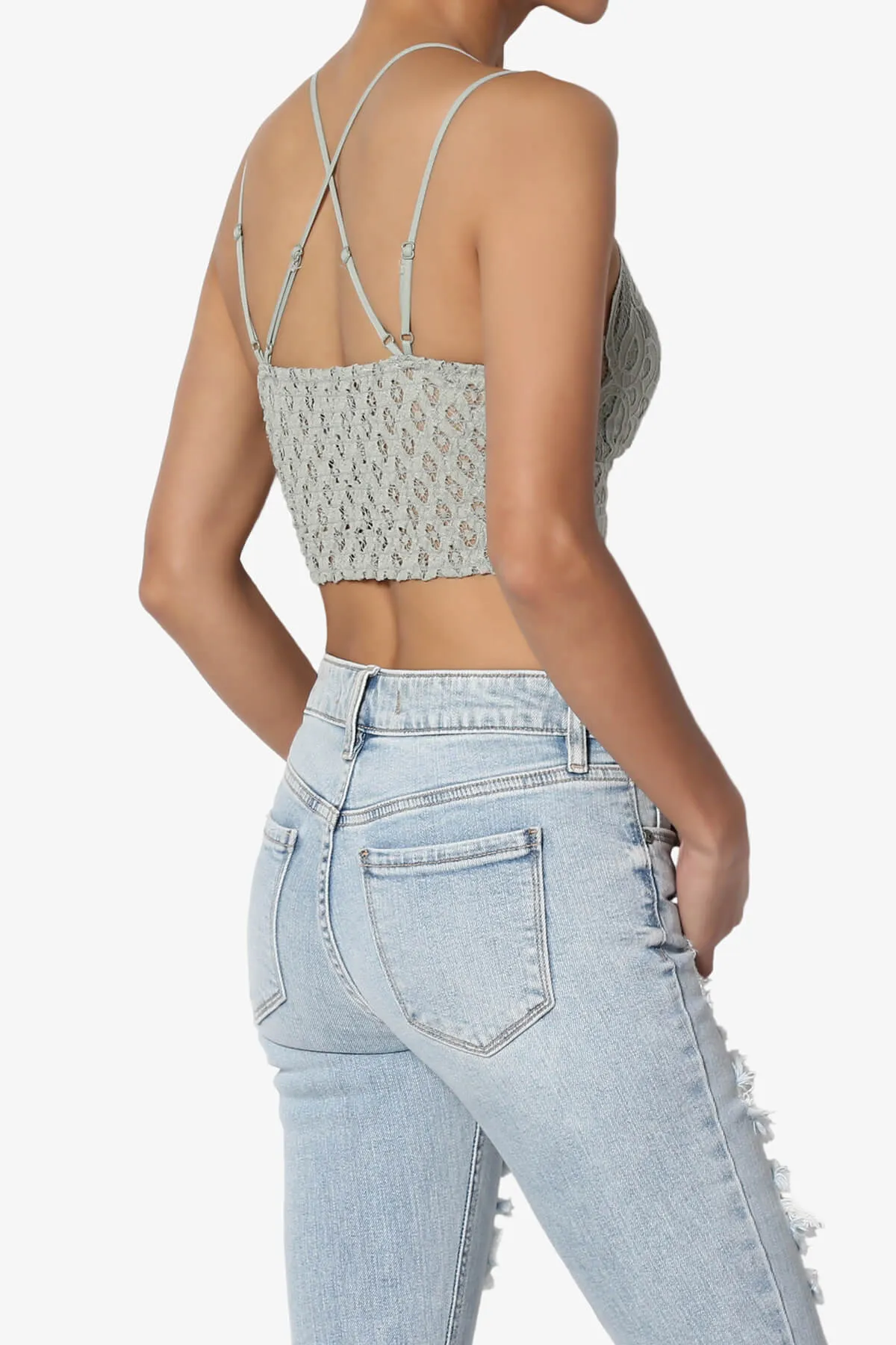 Adella Crochet Lace Bralette PLUS