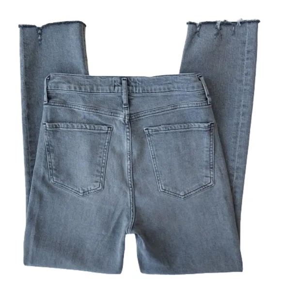Agolde Denim Jeans Nico High Rise Slim in Risk Size 27 Gray
