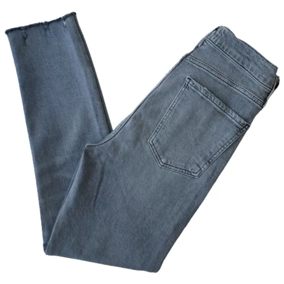 Agolde Denim Jeans Nico High Rise Slim in Risk Size 27 Gray