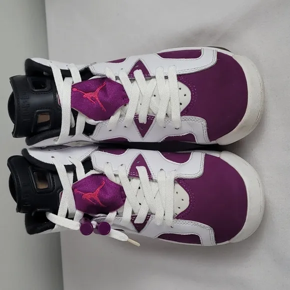 Air Jordan retro 6 grapes athletic shoes