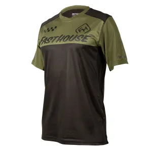 Alloy Block SS Jersey - Olive/Black