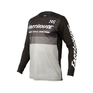 Alloy Kilo LS Youth Jersey - Black/Grey