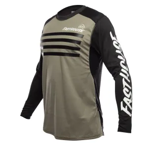 Alloy Stripe LS Jersey - Moss