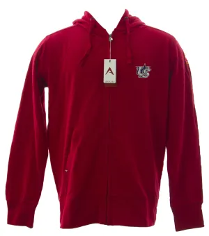 ANTIGUA Men's Dark Red Signature Full Zip Sweatshirt 100304 $53 NEW