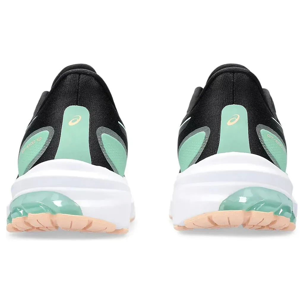 Asics GT 1000 12 Women's Black/Mint Tint (WIDE FIT D)