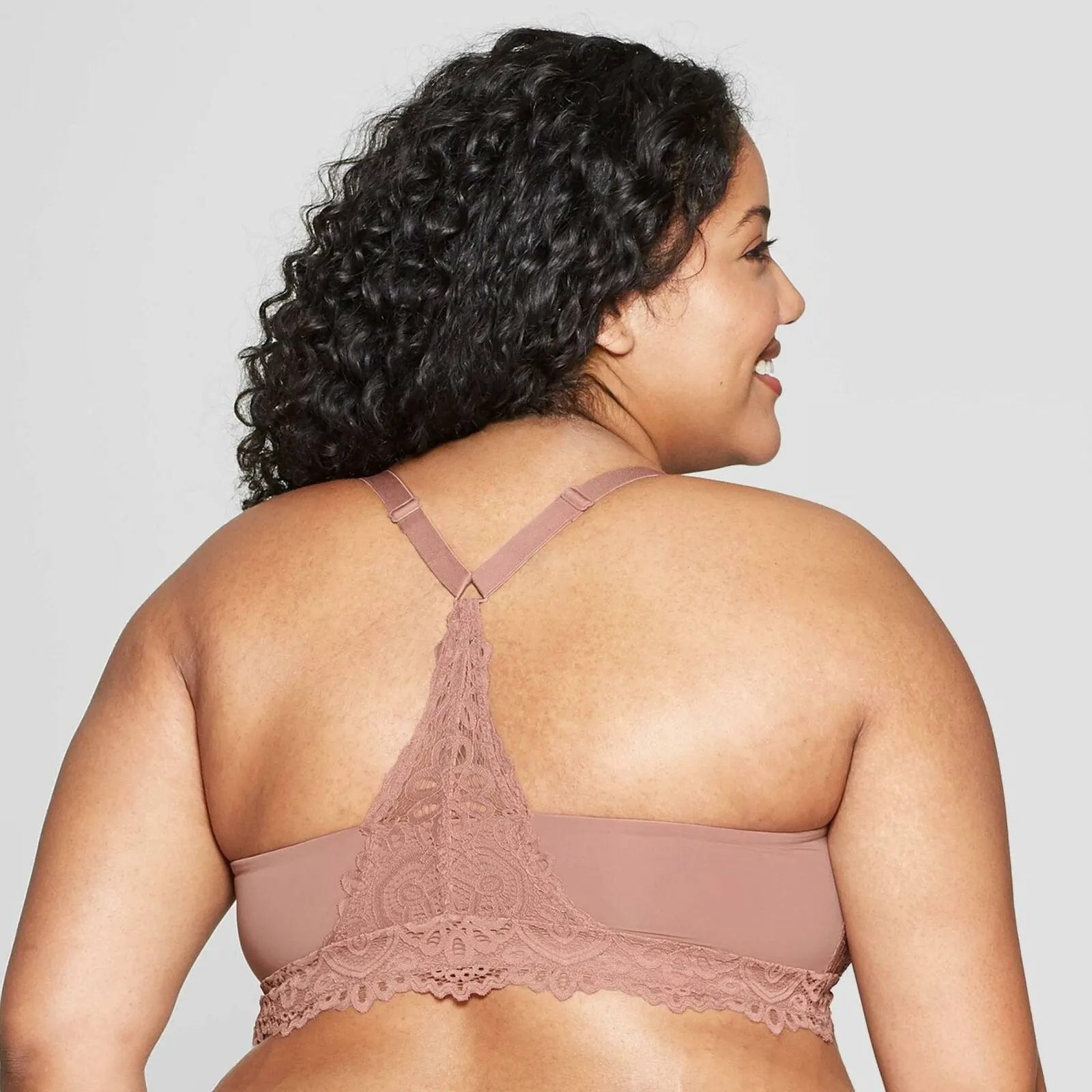 Auden Women's Plus Size Racerback Bralette