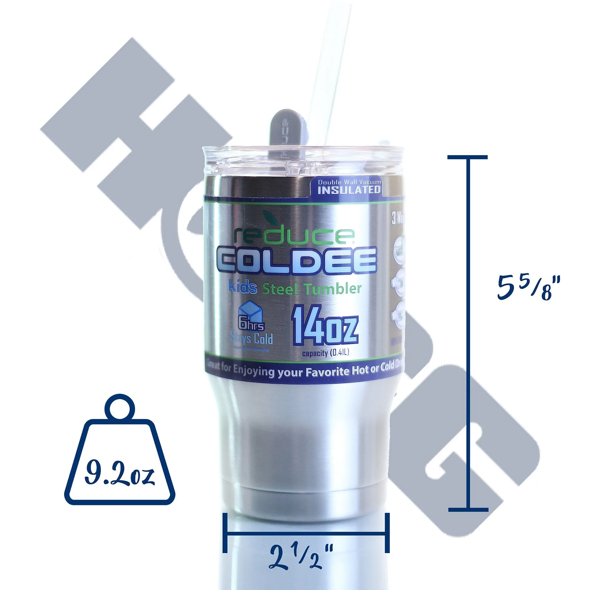 {Baby It's Cold Outside} Winter blue tumbler