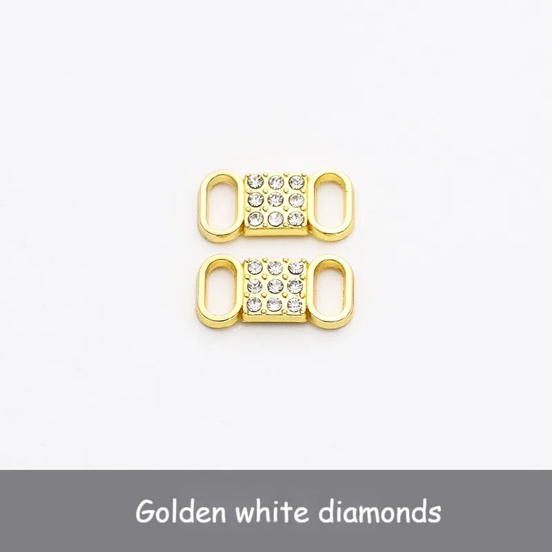 Beautiful Sparkling Crystal Shoelace Locks