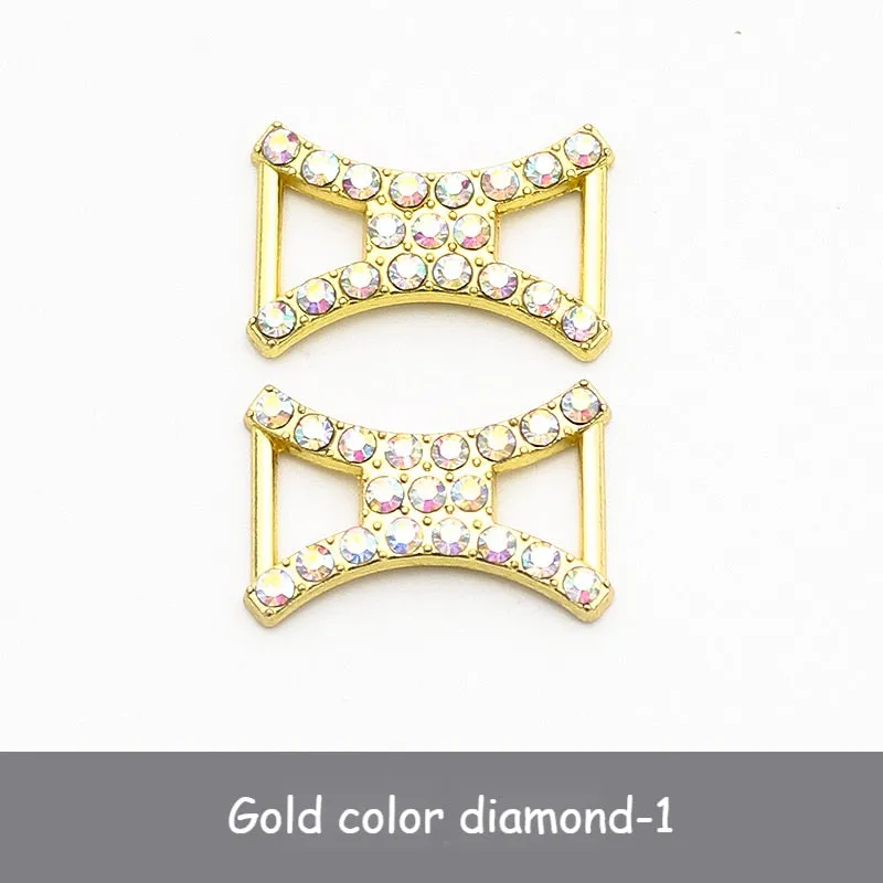 Beautiful Sparkling Crystal Shoelace Locks