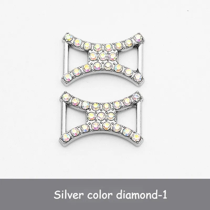 Beautiful Sparkling Crystal Shoelace Locks