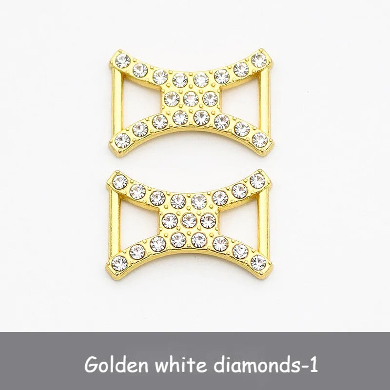 Beautiful Sparkling Crystal Shoelace Locks
