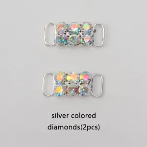 Beautiful Sparkling Crystal Shoelace Locks