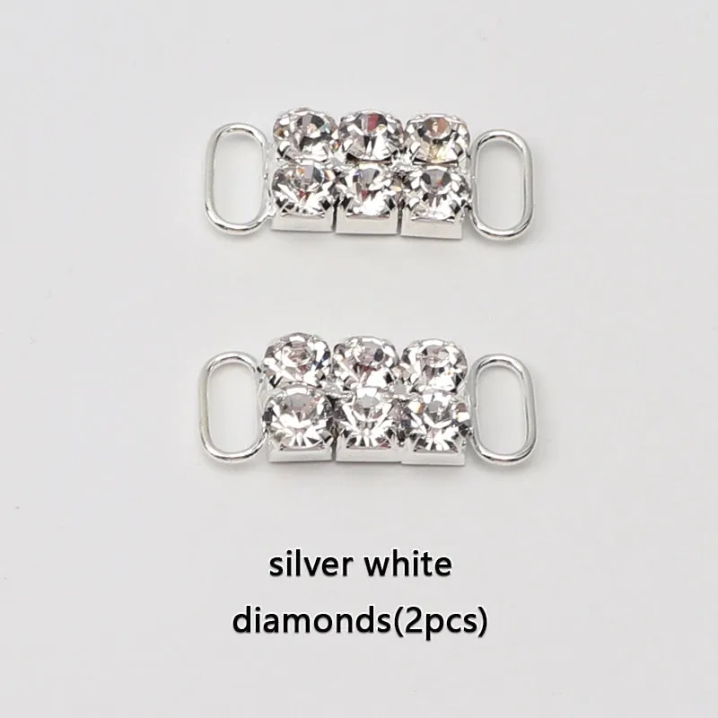Beautiful Sparkling Crystal Shoelace Locks