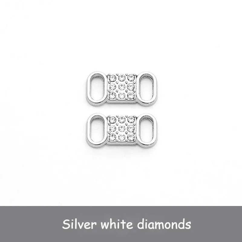 Beautiful Sparkling Crystal Shoelace Locks