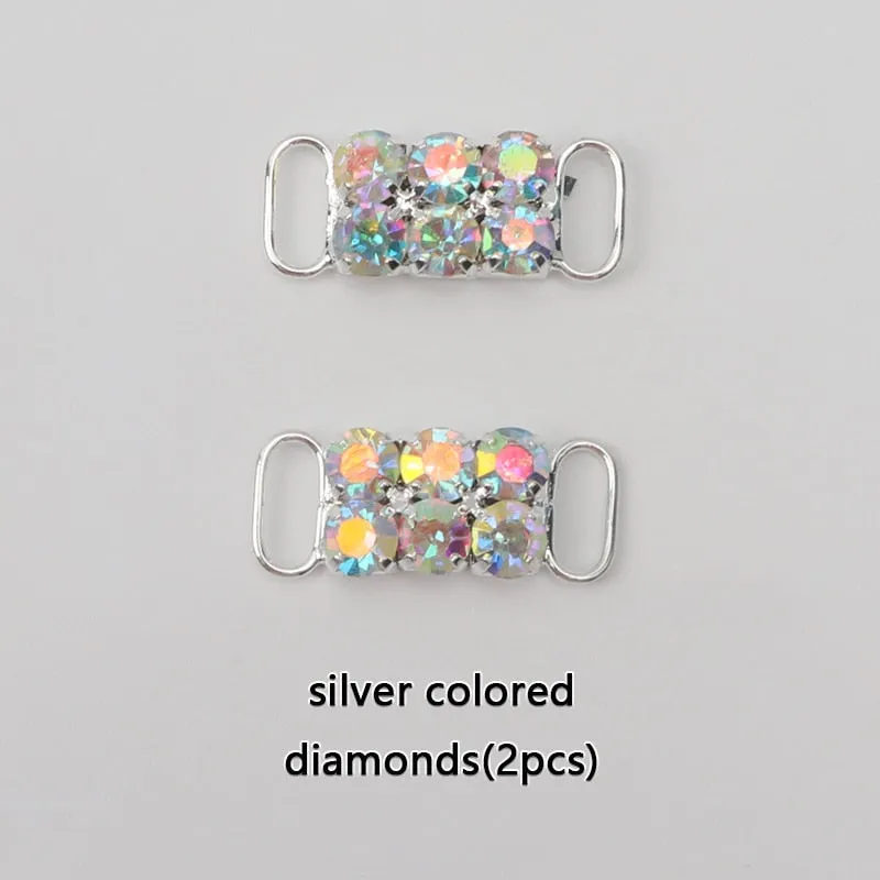 Beautiful Sparkling Crystal Shoelace Locks