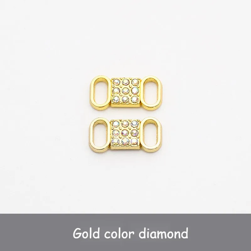 Beautiful Sparkling Crystal Shoelace Locks