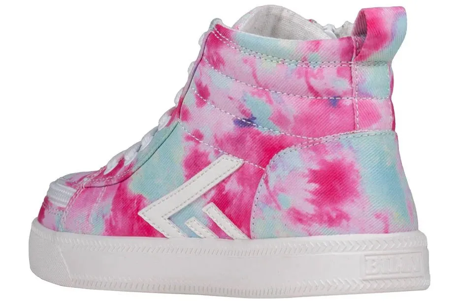 BILLY FOOTWEAR - Pink Watercolor CS High Tops 2.0