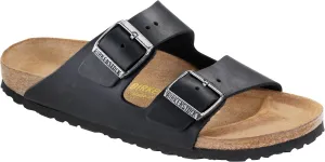 Birkenstock Arizona Black - Oiled Leather Regular