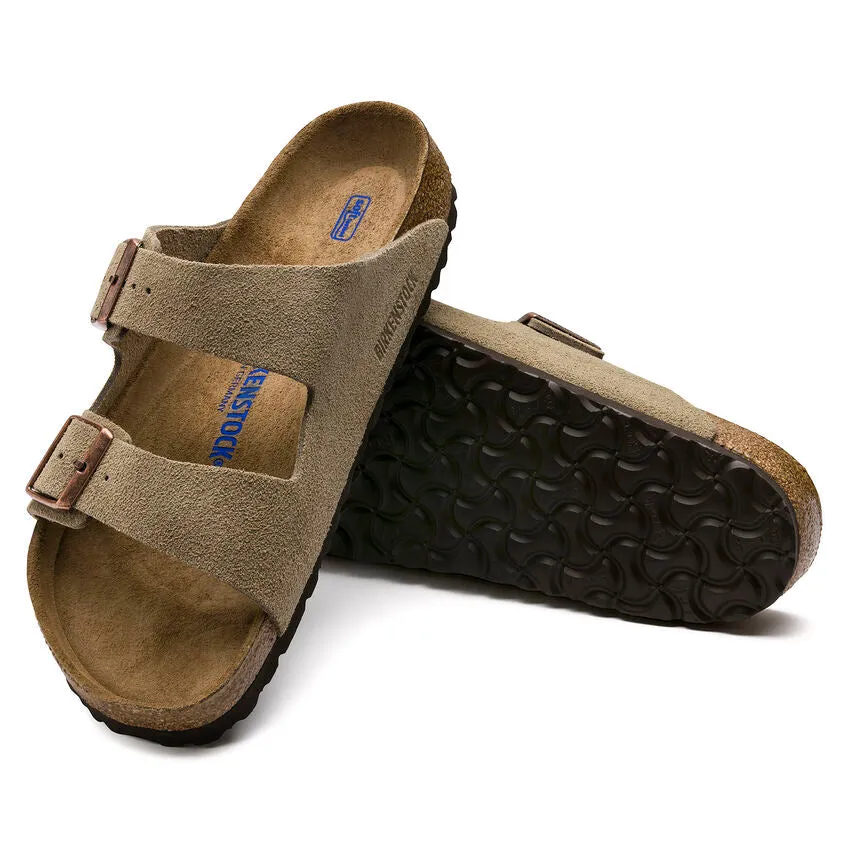 BIRKENSTOCK- ARIZONA SOFT FOOTBED SUEDE LEATHER SANDAL