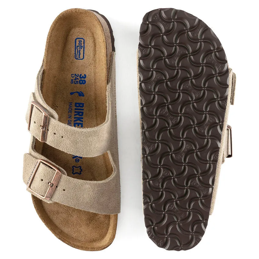 BIRKENSTOCK- ARIZONA SOFT FOOTBED SUEDE LEATHER SANDAL