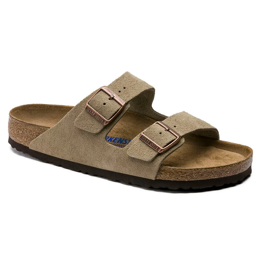 BIRKENSTOCK- ARIZONA SOFT FOOTBED SUEDE LEATHER SANDAL