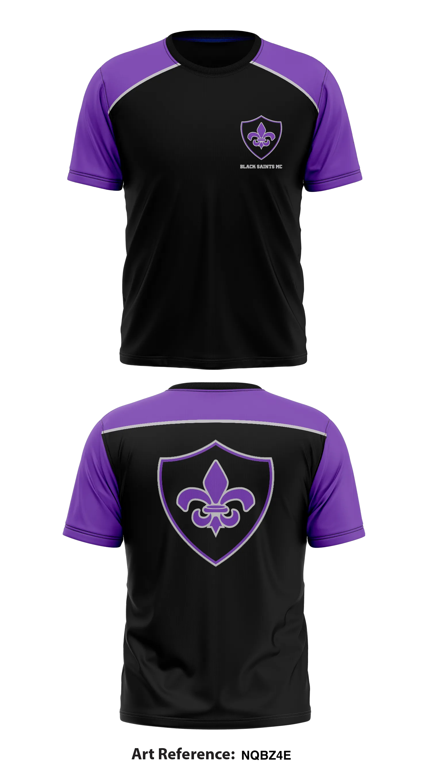 Black Saints MC  Store 1 Core Men's SS Performance Tee - Nqbz4E