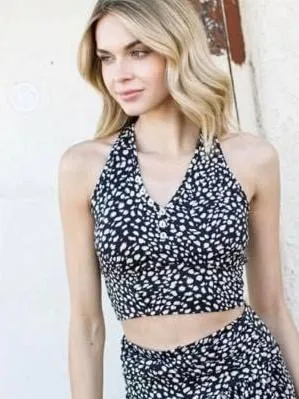 Bralette with Button Detail