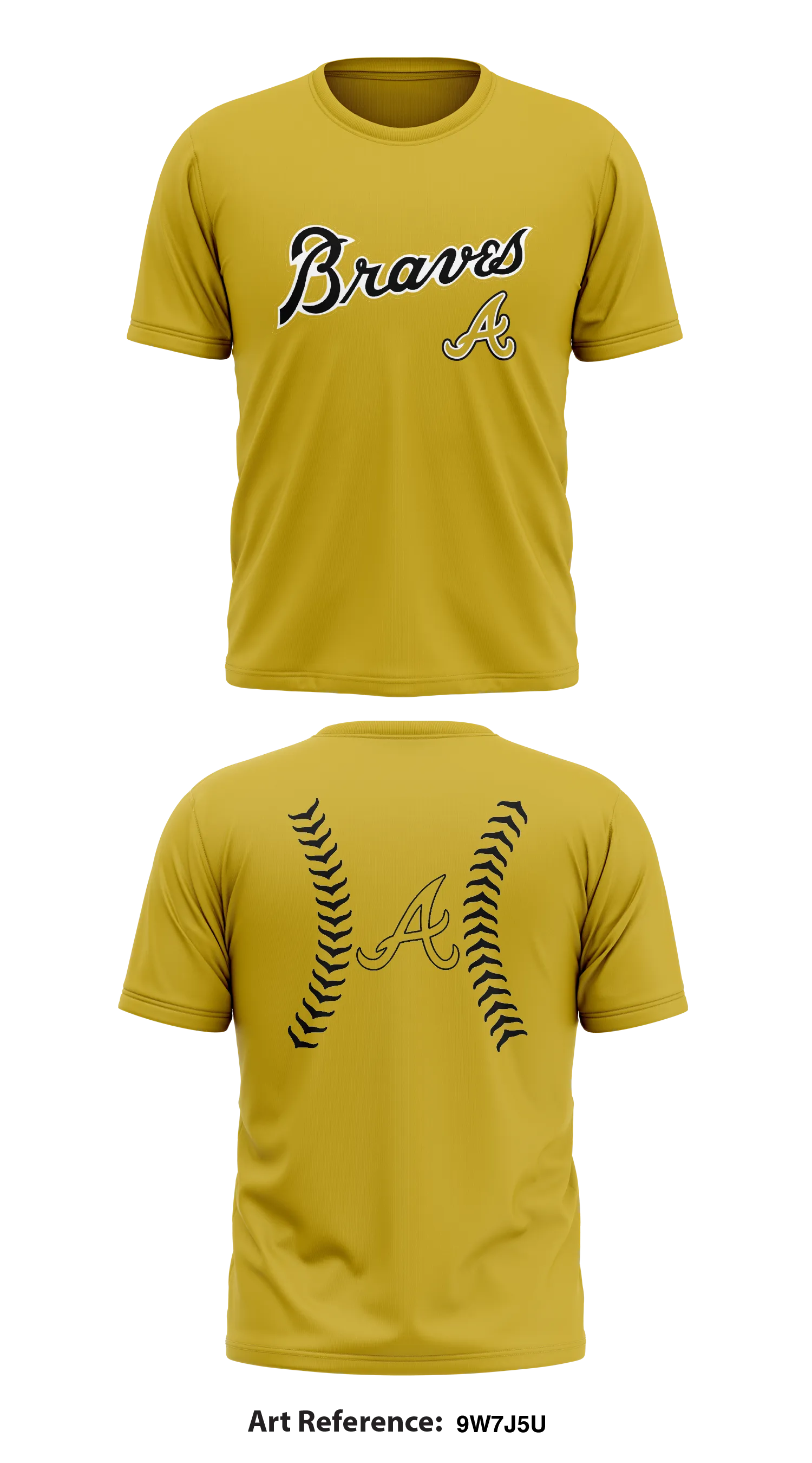 Braves Store 1 Core Men's SS Performance Tee - 9w7J5u