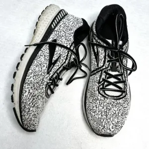 Brooks Mens Adrenaline 20 Running Shoes White Black Size 11.5 D Medium