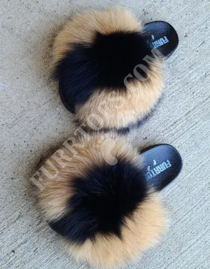 BROWN AND BLACK FOXY