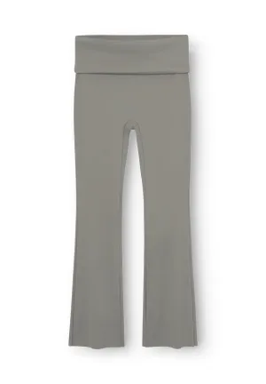 Butter Soft Flare Tights All day - smoke olive