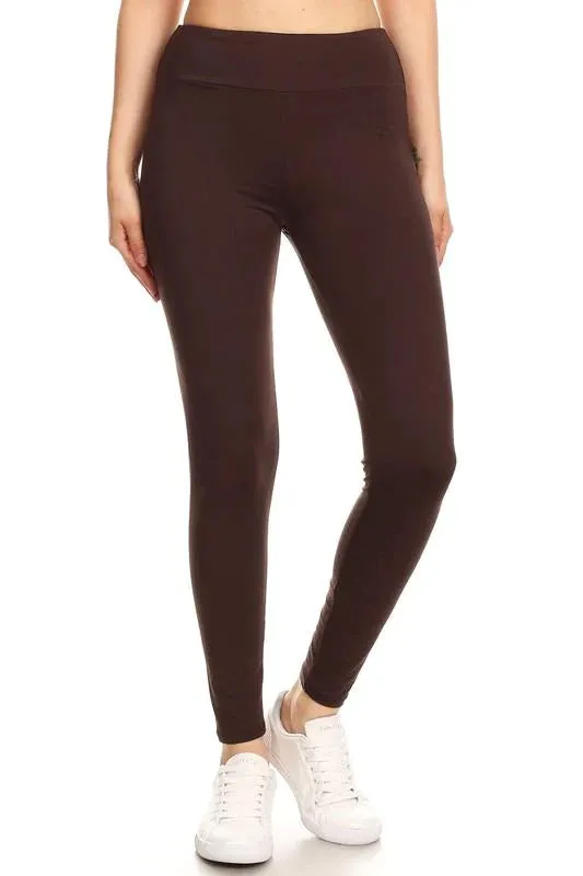 buttery-soft yoga waist leggings | 5 colors | one size   one size xl