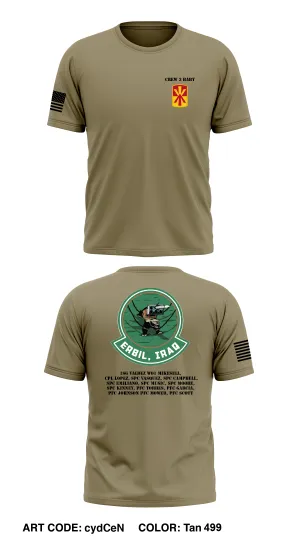 C 1-43, 11TH BN Store 1 Core Men's SS Performance Tee - cydCeN-TAN