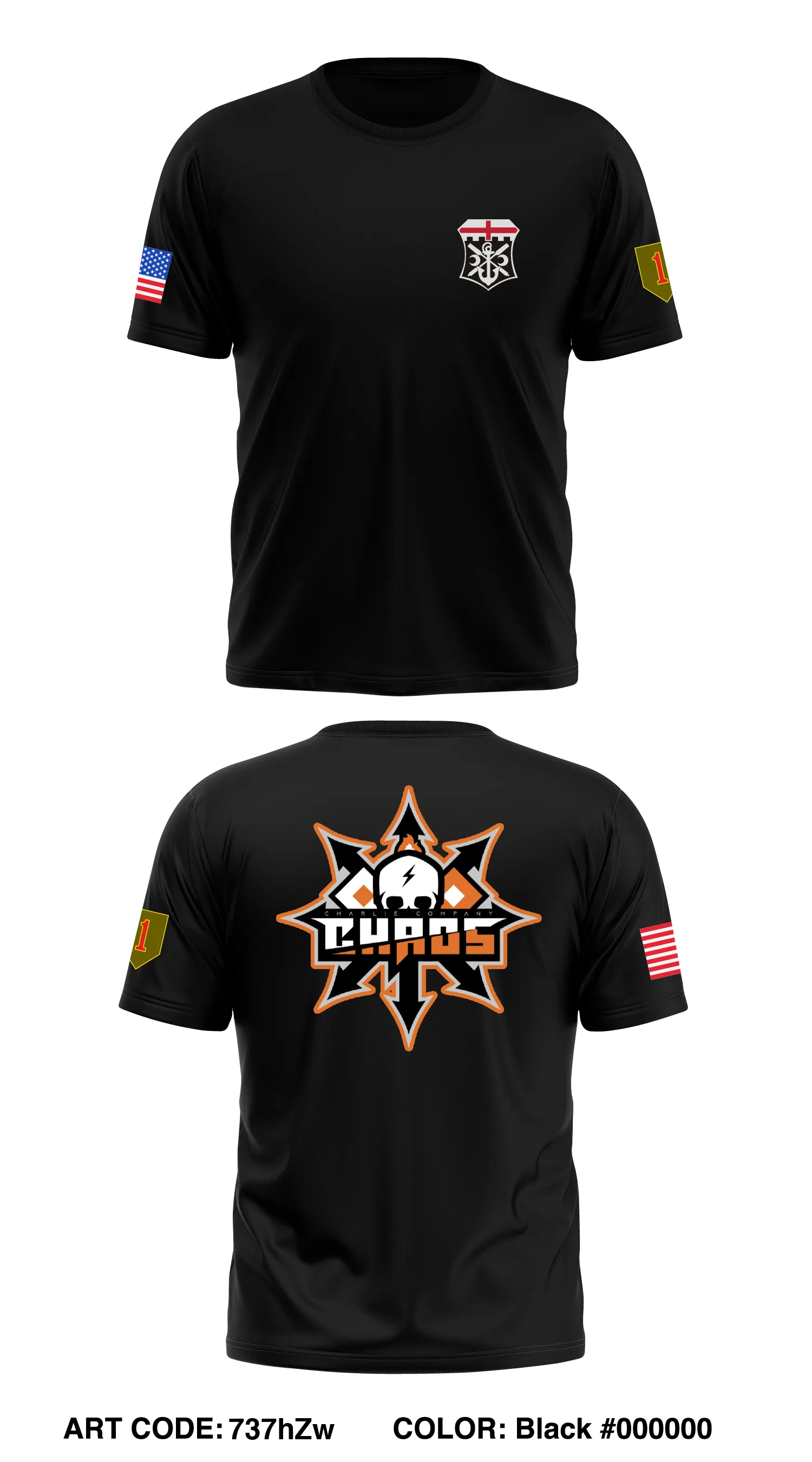 C Co, 1 BEB , 1BDE , 1ID Store 1 Core Men's SS Performance Tee - 737hZw