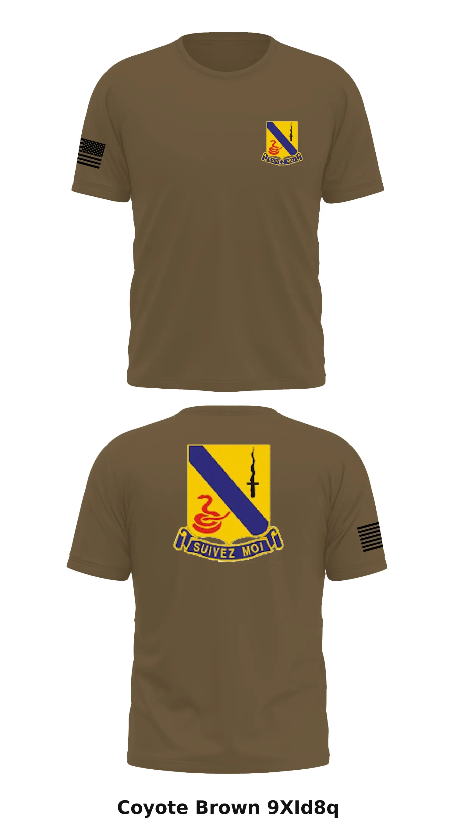C Troop, 1-14 Cav Store 1 Core Men's SS Performance Tee - 9XId8q