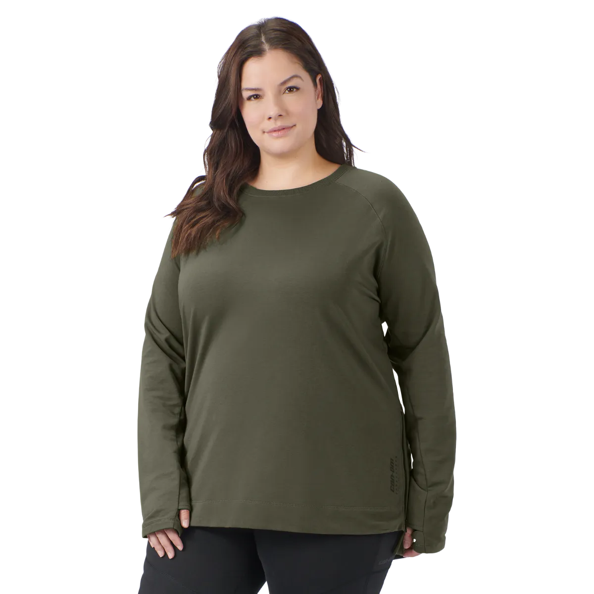 Can-Am Women's Lightweight Crewneck Plus Size Sweatshirt