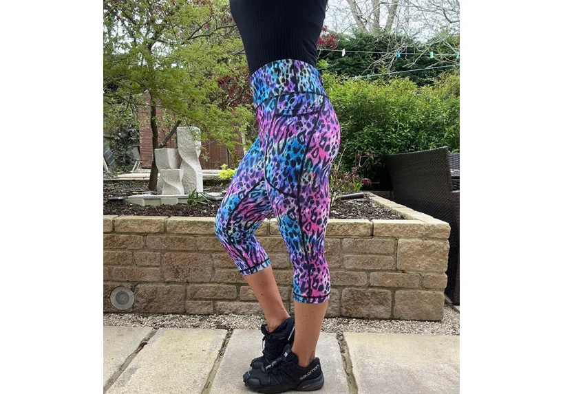 Capri Panthera leggings with pockets