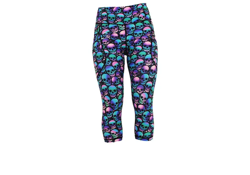 Capri Skulduggery leggings with pockets