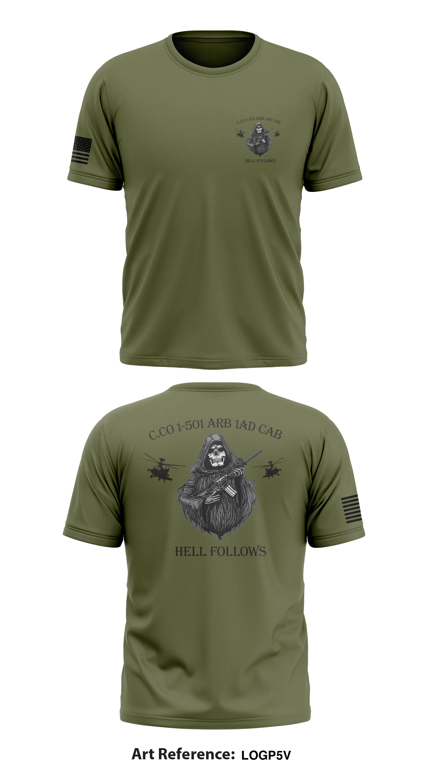 C.Co 1-501 ARB 1AD CAB Store 1 Core Men's SS Performance Tee - logp5v