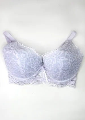 Celine White Lace Push Up Bra