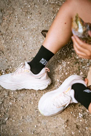 Chaussettes de running noire - Brandy