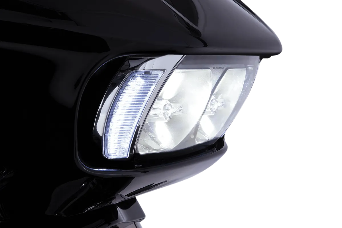 Ciro 45250 Fang Headlight Bezel - Chrome