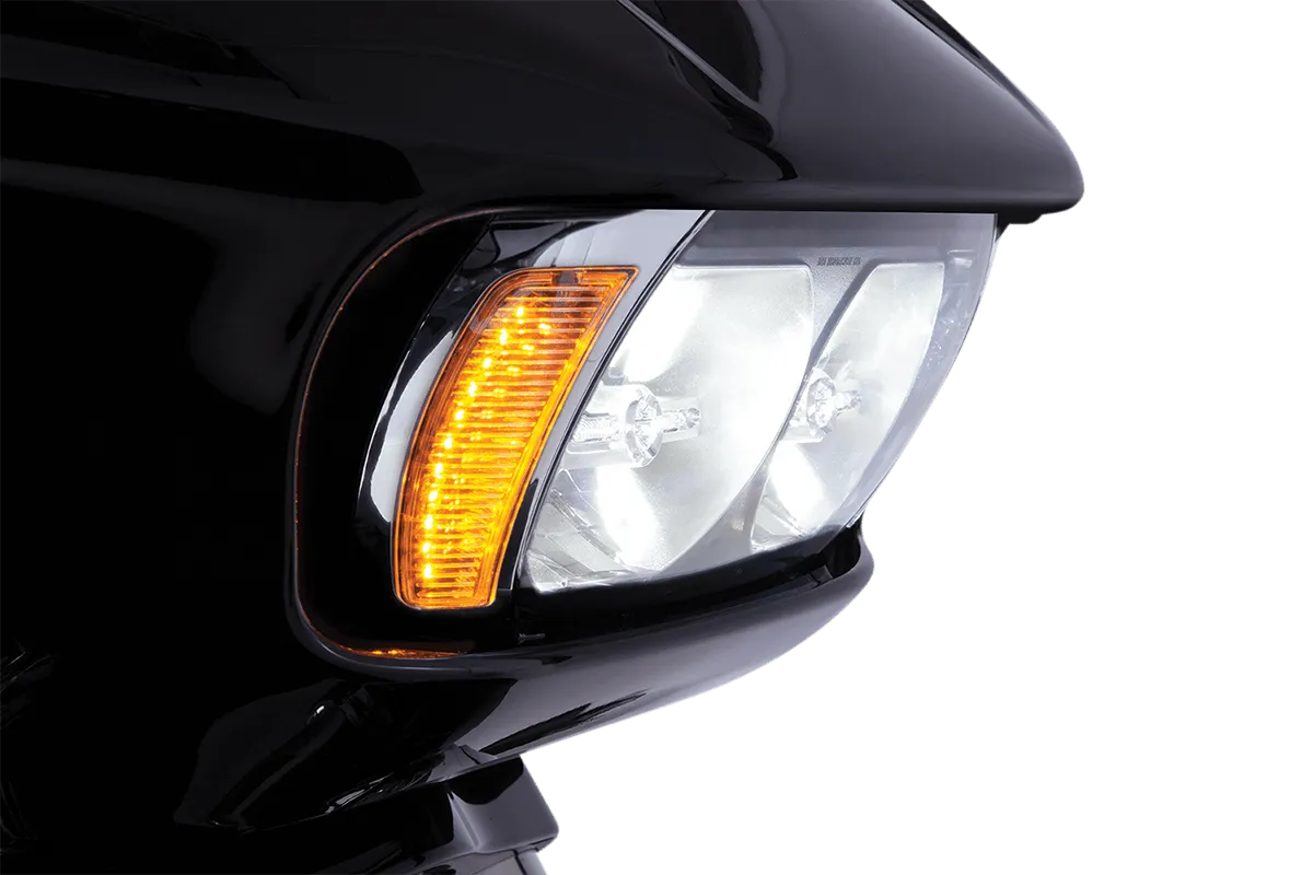 Ciro 45250 Fang Headlight Bezel - Chrome