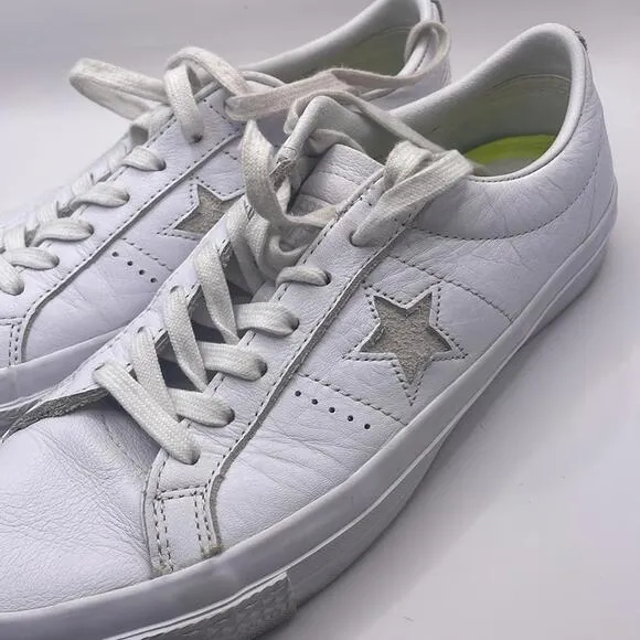 Converse - Classic One Star Casual Shoes - White - 8.5