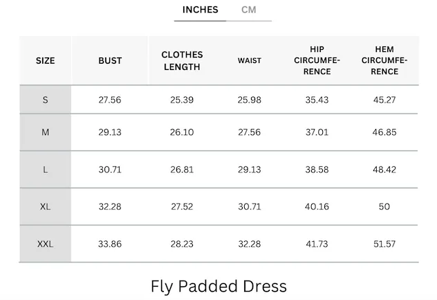 Cooling & Flattering Fly Padded Dress