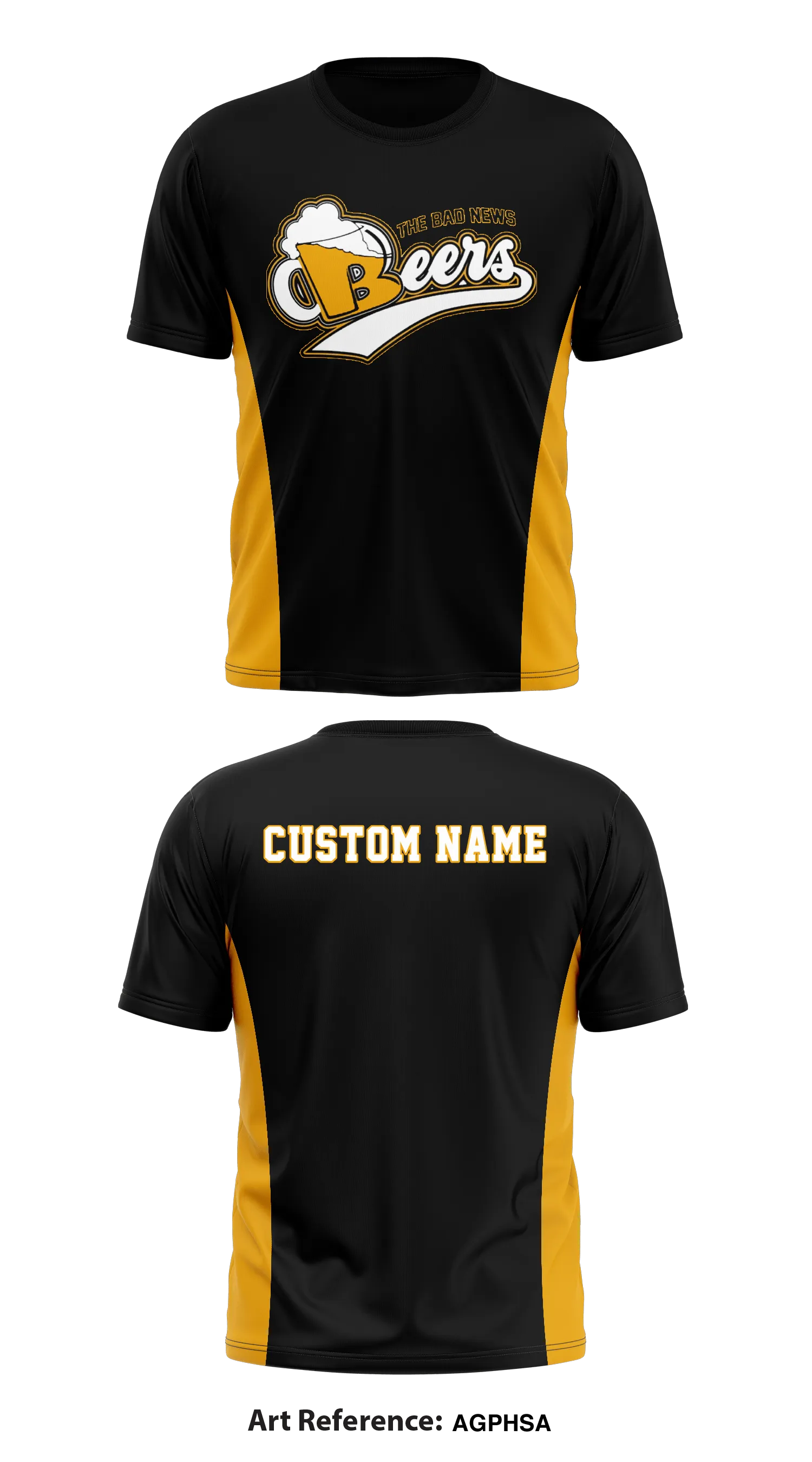 CUSTOM - Bad News Beers Core Men's SS Performance Tee - aGPhsA